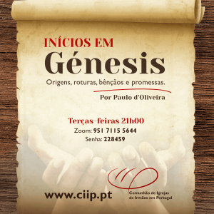 ESTUDOS BÍBLICOS - CIIP cartaz-genesis-2